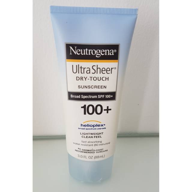 Neutrogena  ultra sheer dry touch sunscreen/ sunblock spf 100