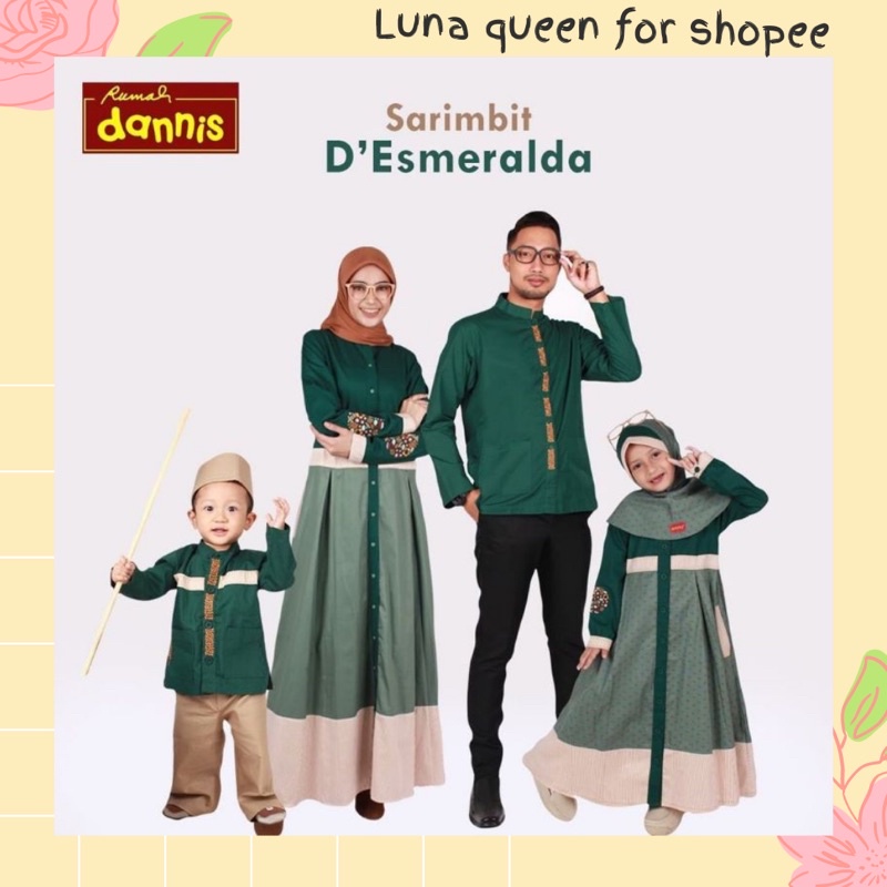 Dannis || Sarimbit dannis d'esmeralda || Gamis anak dannis || takwa anak dannis