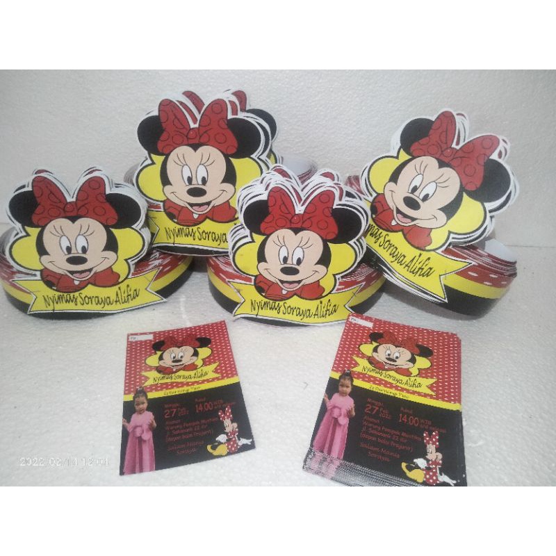 Topi Ultah anak custom