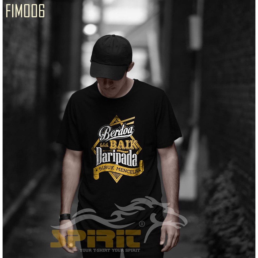 Kaos kata kata Dakwah Keren Islam Islami Pakaian Pria Pendek Murah