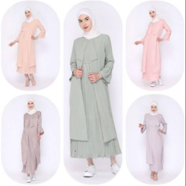 Muslim Fashion Le Najwa Luzaina Gamis Dress