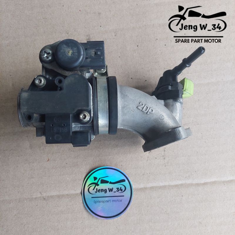 THROTTLE BODY OLD NMAX 155 TB TROTLE BODY INJEKTOR SENSOR TPS OLD NMAX 155 KODE 2DP ORIGINAL