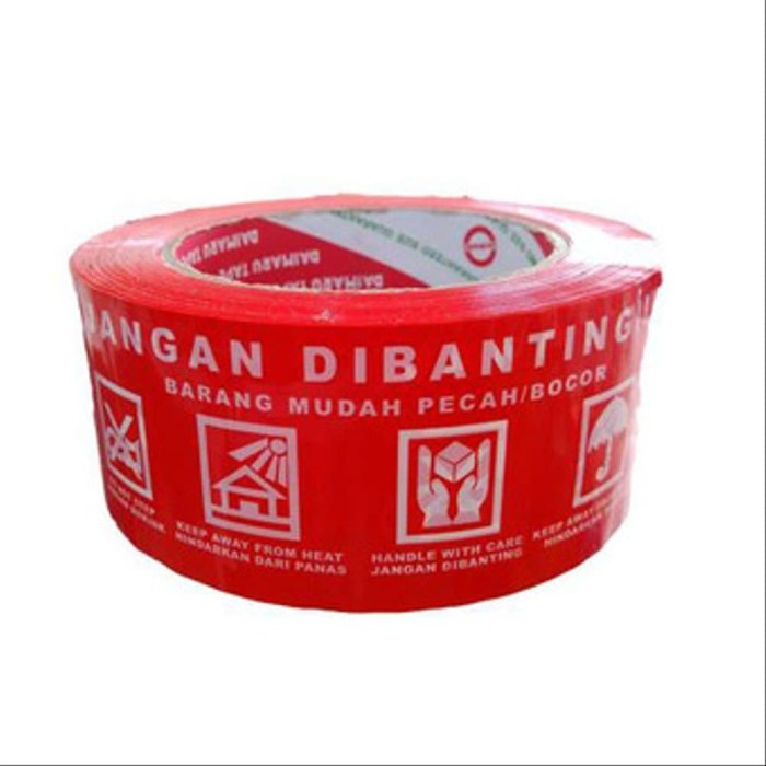 

Buruan Lakban Fragile Merah Daimaru 2 Inch X 100 Meter - Merah Murah