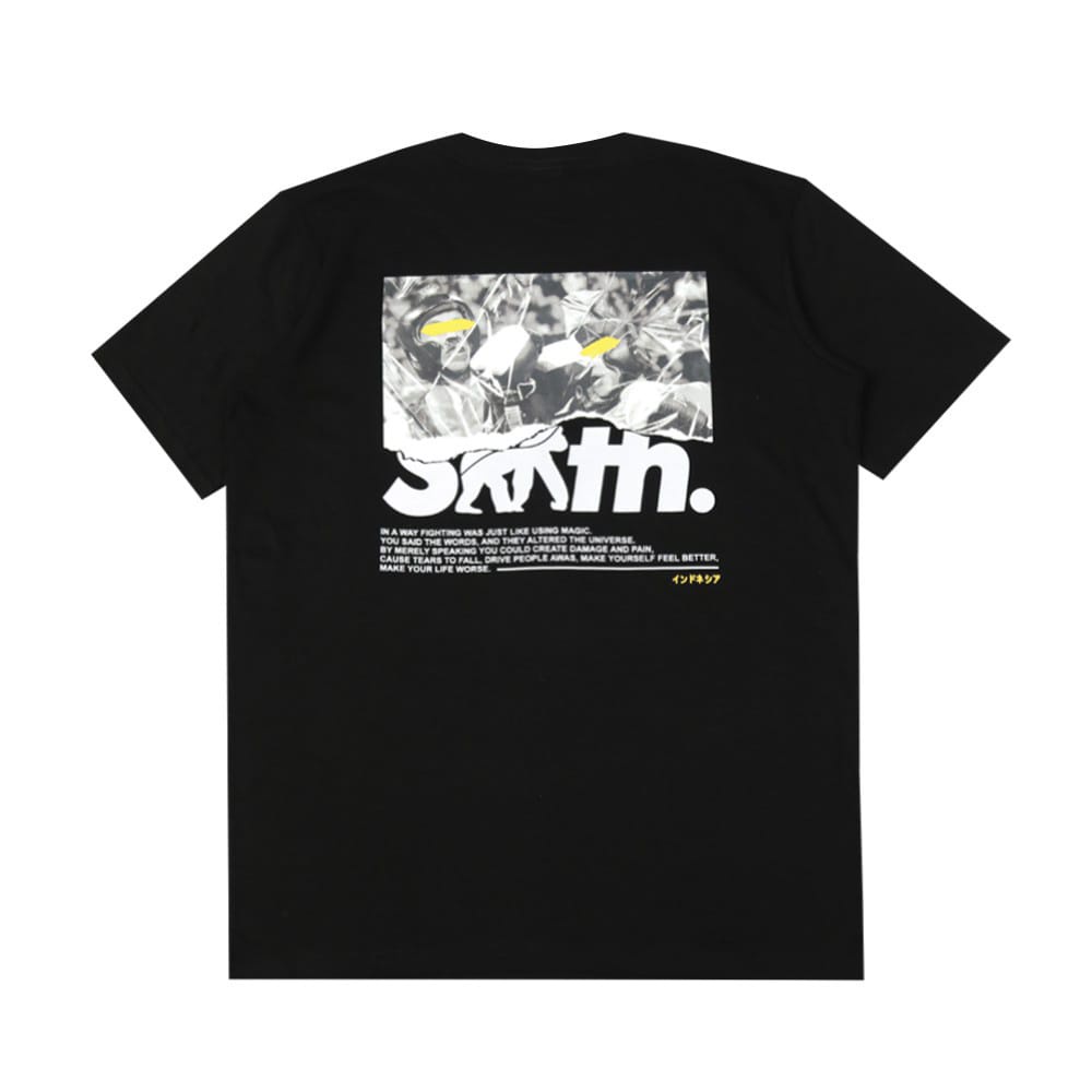 Baju Kaos \ Smith Tshirt  Pria \ Kaos Smith Warna-HITAM