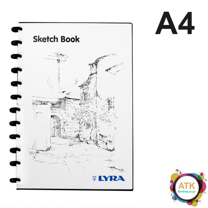 

Lyra A4 Sketchbook Ukuran A4 150 Gsm Bisa di Refill - Satuan