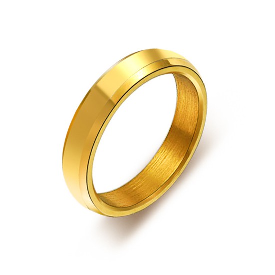 Cincin Titanium Hitam Polos Kualitas Super Anti Luntur / Cincin Pria Wanita Anak Couple Tunangan