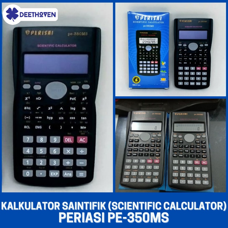 

KALKULATOR SAINTIFIK (SCIENTIFIC CALCULATOR) PERISAI PE-350MS