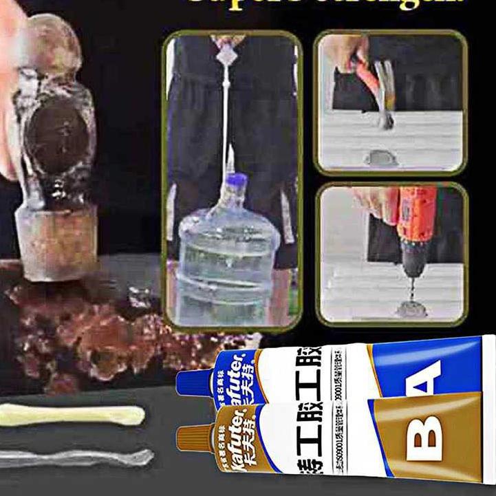 

[KODE BARANG PVS81] Lem Perekat Super Kuat Serbaguna Caster Glue A+B 100g Lem Besi Kayu Kaca Plastik Karet Metal qd