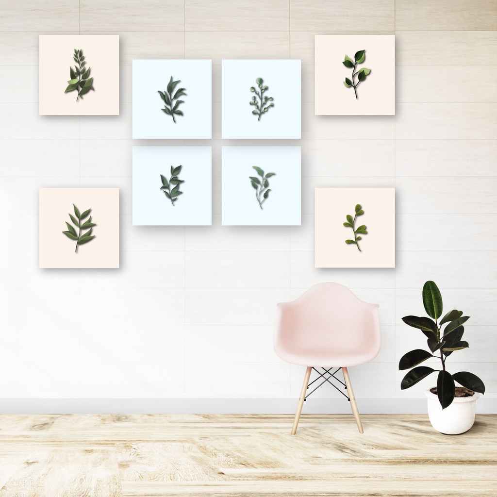 MURAH HIASAN DINDING PAJANGAN KAMAR DEKORASI RUMAH MOTIF DAUN ESTETIK INCLUDE PAKU BAJA Shopee Indonesia