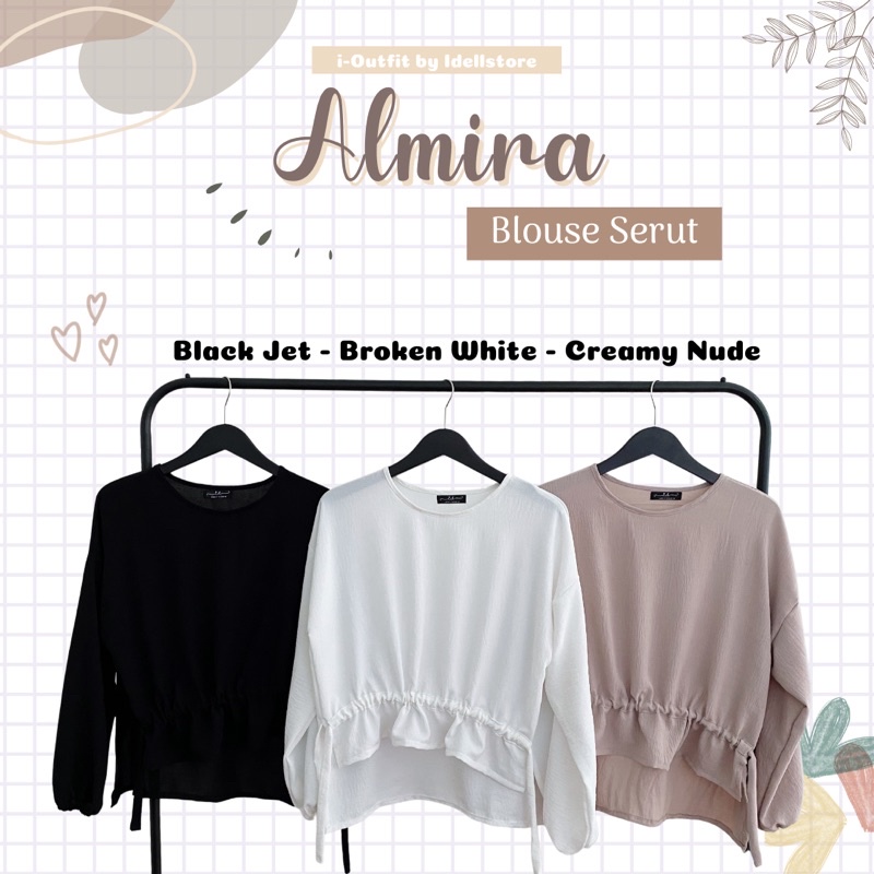 ONE SET Almira Blouse dan Korean Skirt