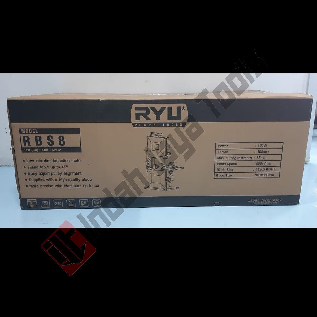 RYU RBS 8 Mesin Band Saw 8 Inch - Gergaji Kayu Bandsaw Ukir Besar Triplek