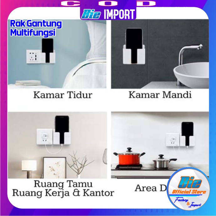 Holder HP Tempel Dinding Muntifungsi Impor Best Seller