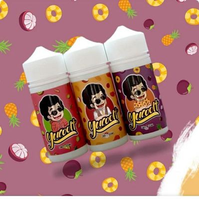 liquid yucoolt juice 3rasa 100ml 3&amp;6mg berpita cukai