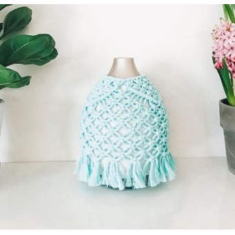 READY STOK) macrame  cover diffuser segitiga/ macrame (DIF 014)