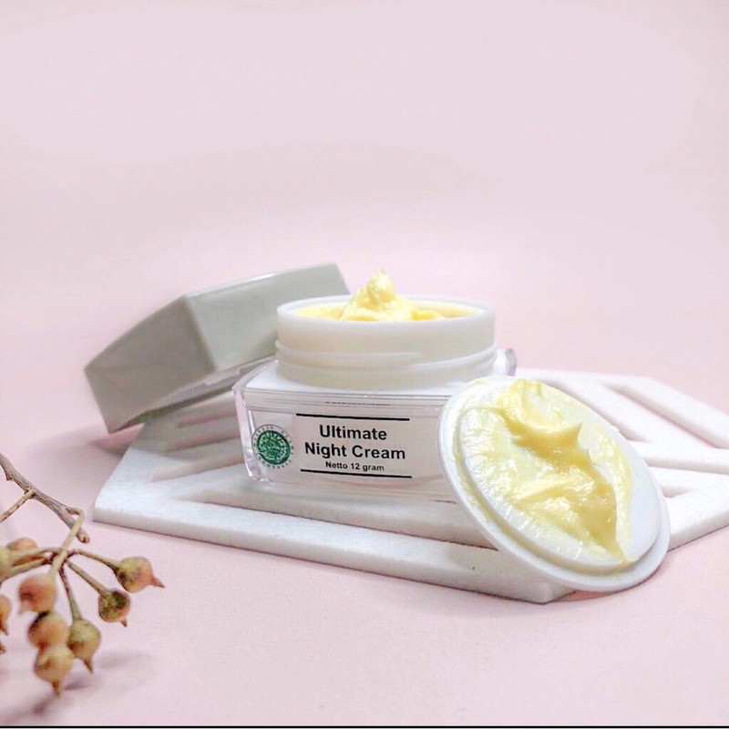 ULTIMATE NIGHT CREAM KRIM MALAM FLEK MS GLOW