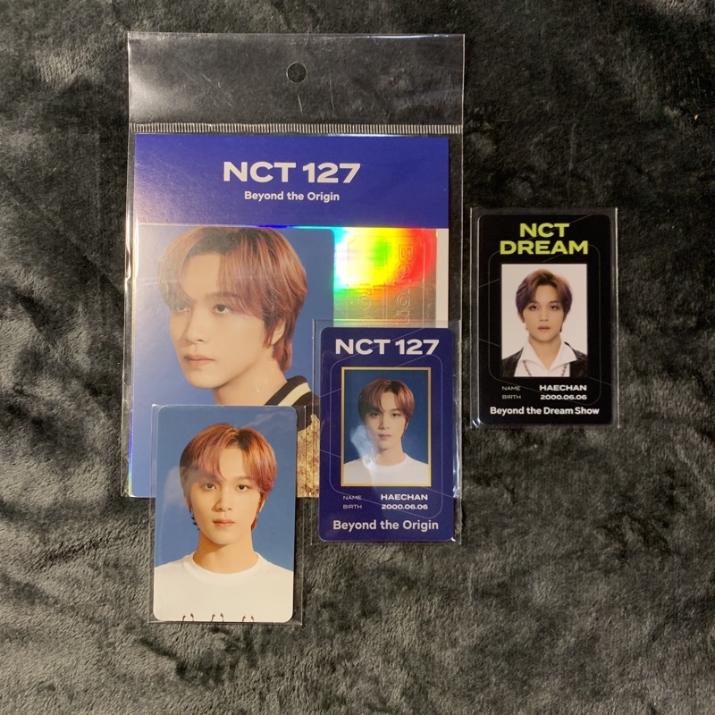 nct dream, nct 127 beyond live id card deco haechan