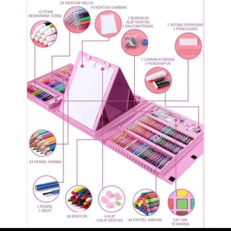 

SET ALAT GAMBAR CRAYON 208PCS
