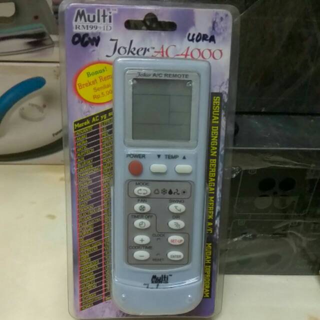 Remot ac multi joker