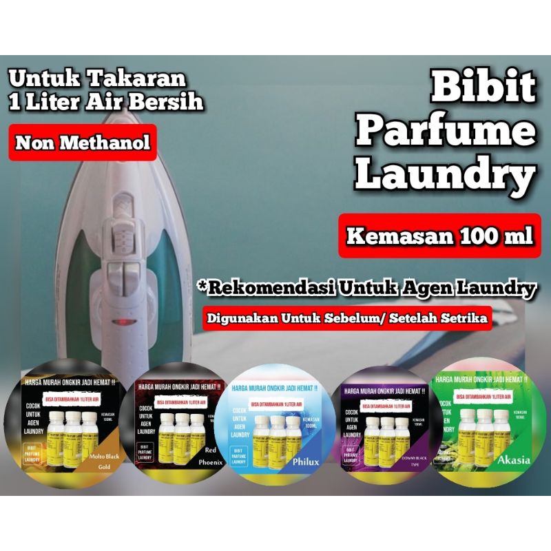 Bibit Parfum Laundry Konsentrat Brand SONIK 100 ml Tanpa Metanol Harga Terbaik