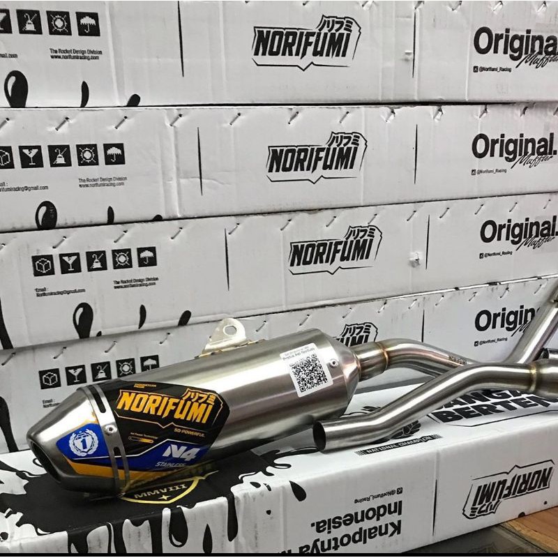 KNALPOT NORIFUMI N4 SS CRF150