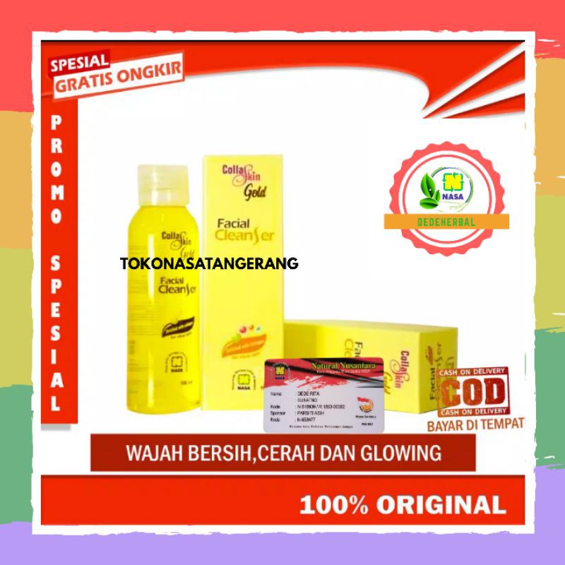 Sabun muka cofc nasa Pembersih Wajah mencerahkan penghilang flek hitam  jerawat kusam pria wanita