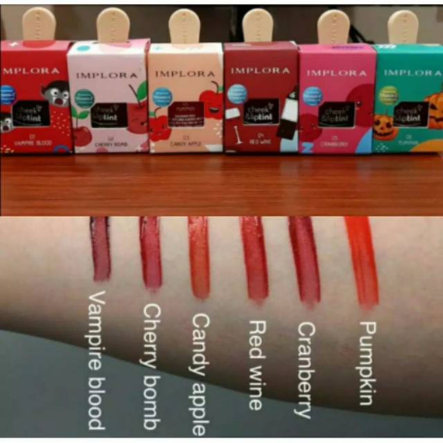 Implora check & lip tint # implora lip tint