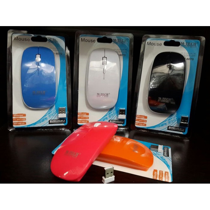 Mouse Wireless MTech SY6070 bluetooth wireles bluetoot Mouse NirkabeL