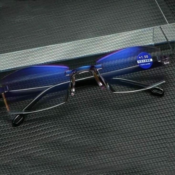 Bagus Banget.. Kacamata Baca Blueray ukuran +100 +150 + 175 + 200 + 250 + 300 | Kacamata Plus Baca b