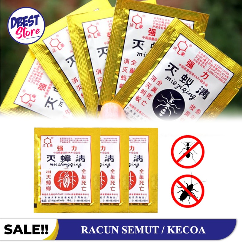 DBEST - UMPAN RACUN KECOA MIE ZHANG QING MIEZHANGQING - Bubuk Racun Anti Kecoa Serbuk Obat Pembasmi Kecoak