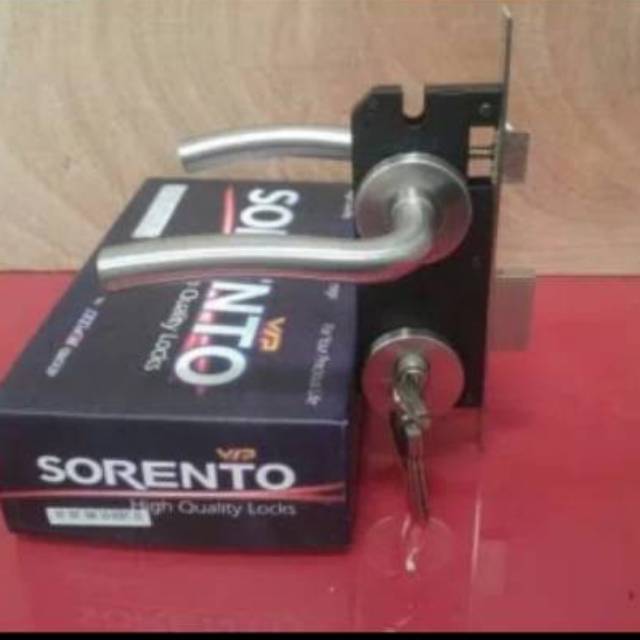 Kunci Pisah Sorento + Body Stainless / Lever Set Sorento / Handle Pintu Stainless Komplit