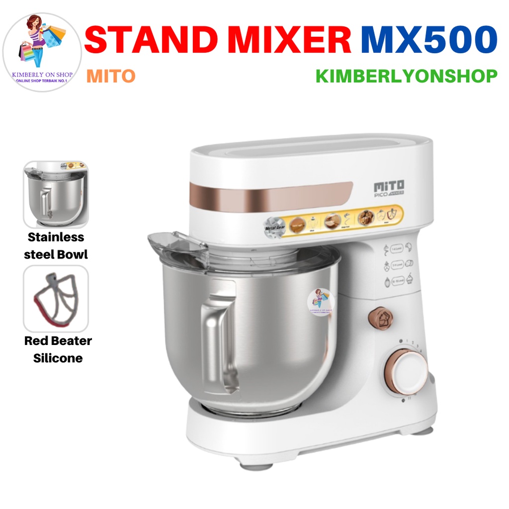 Stand Mixer Pengaduk Adonan Kue 5L Pico Mixer MX 500 Mito