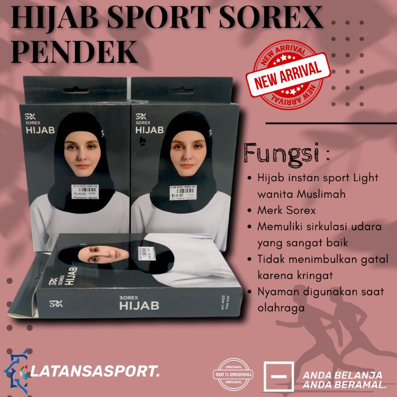 HIJAB SOREX PENDEK | HIJAB OLAH RAGA