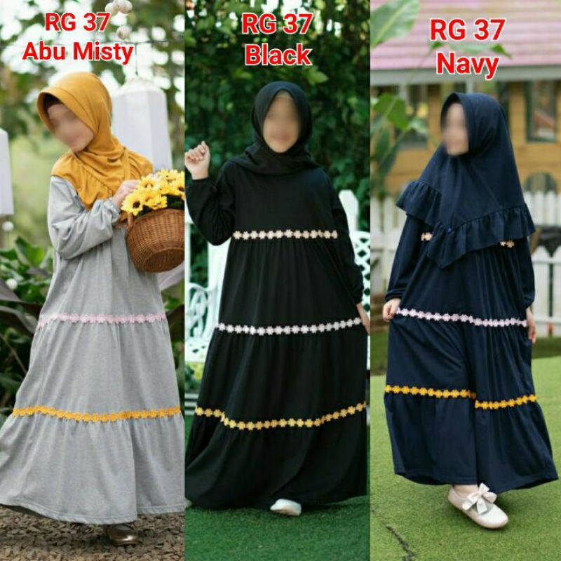 Gamis Anak RaggaKids | Gamis Kaos Anak Ragga kids | Dress Muslim Anak | Baju Muslim Anak Ragakids