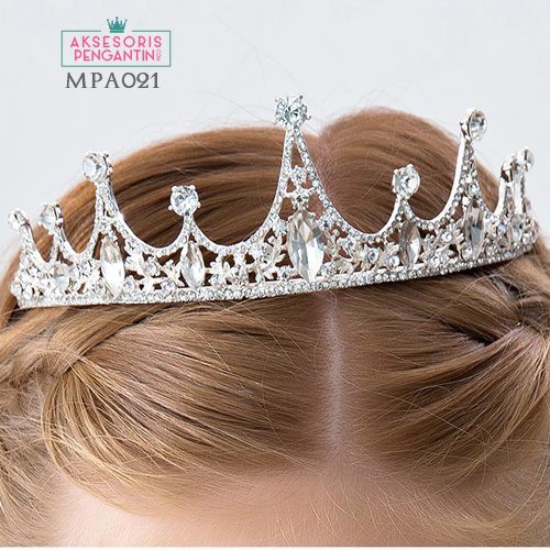 Mahkota Rambut Pesta Queen Anak l Aksesoris Crown Tiara Putri- MPA021