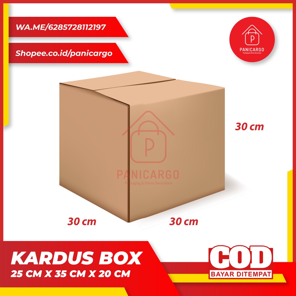 

TERMURAH!!! Kardus Besar 30x30x30 cm / Kardus Packing / Kardus Bekas / Kardus Pindahan