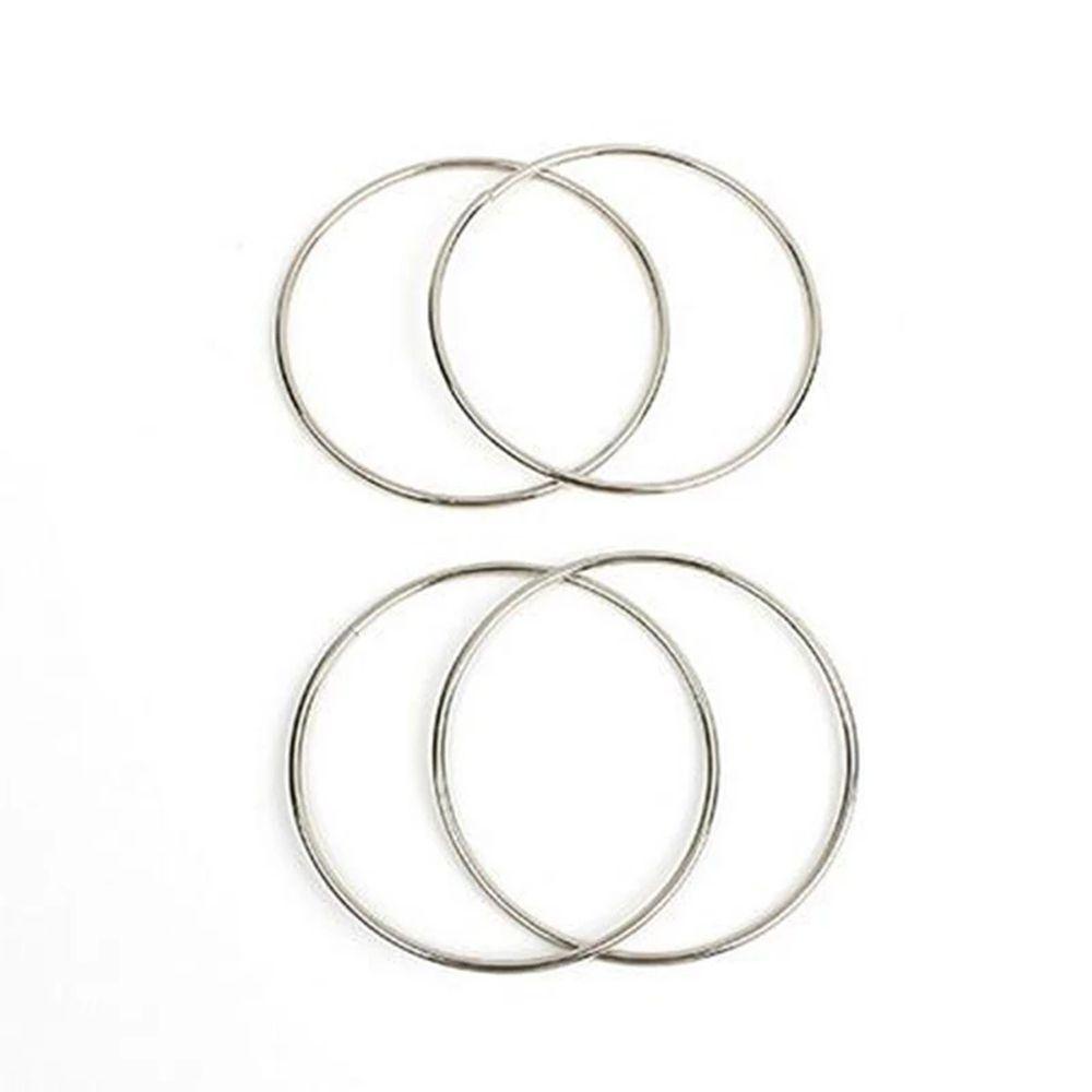 Mxbeauty Cincin Ajaib Magic Tools 4pcs Mainan Bermain Trik Sulap Magic Linking Hoops Alat Peraga Sulap Magic Iron Hoops