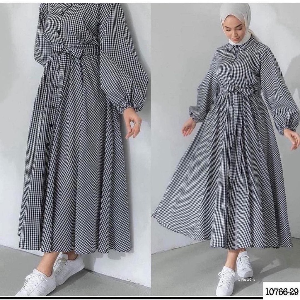PCS MAXY EMIRA KOTAK FASION BUSANA PAKAIAN WANITA DRESS GAMIS MAXI KATUN MS