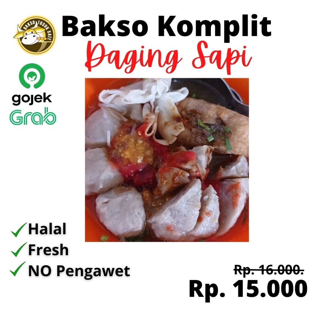 

Bakso Tusuk Sate Bakso Sapi Komplit Non Micin