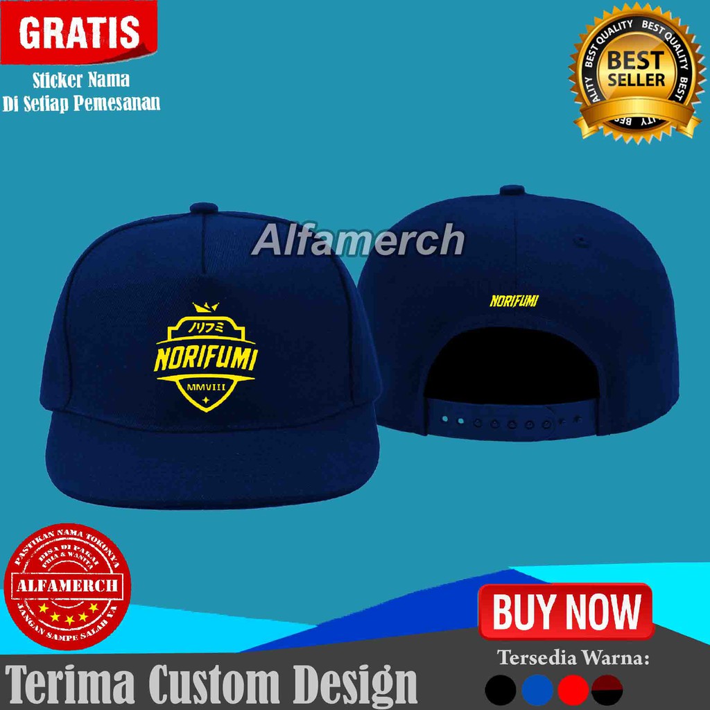 Topi Snapback NORIFUMI RACING KNALPOT TRAIL Distro Murah Keren Pria Wanita