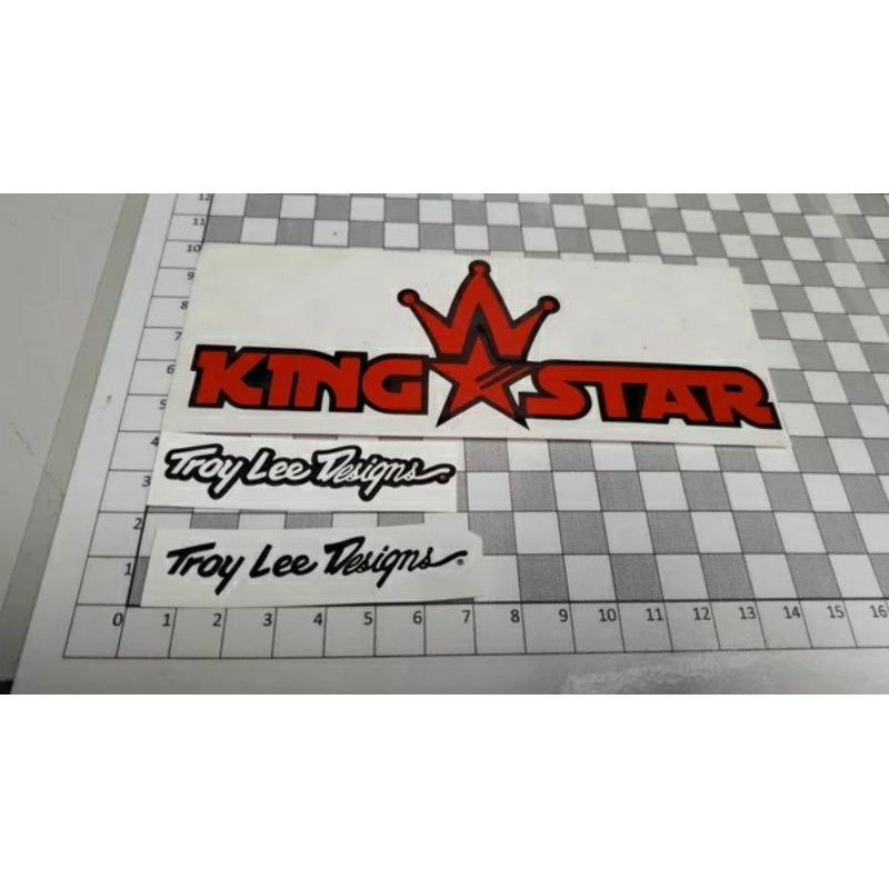 stiker troy lee design helm