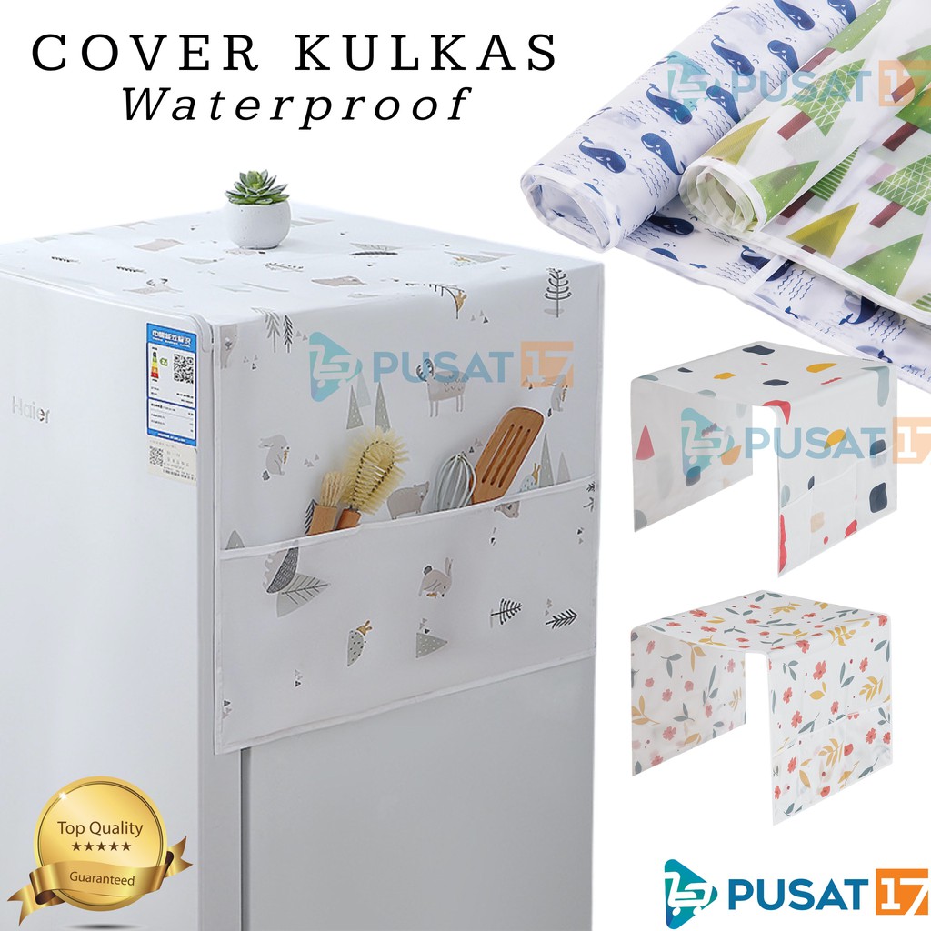 COVER KULKAS / COVER ALAS KULKAS / PENUTUP LEMARI ES MULTIFUNGSI COVER PENUTUP MESIN CUCI WATERPROOF