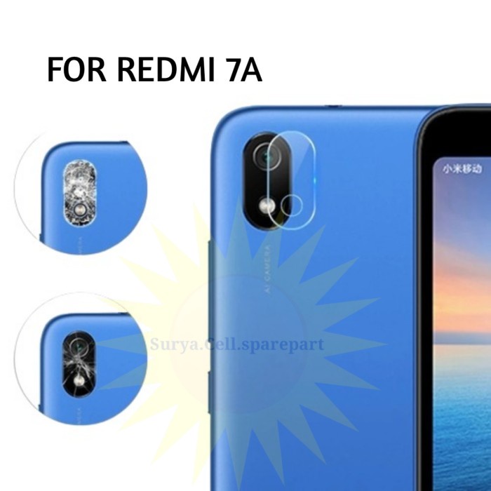 Tempered Glass Kamera Xiaomi Redmi 7A - Anti Gores Kamera Redmi 7A