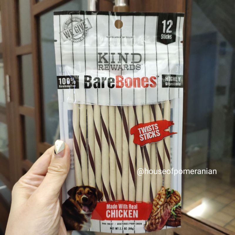 KIND REWARDS bare bones chicken 12 sticks