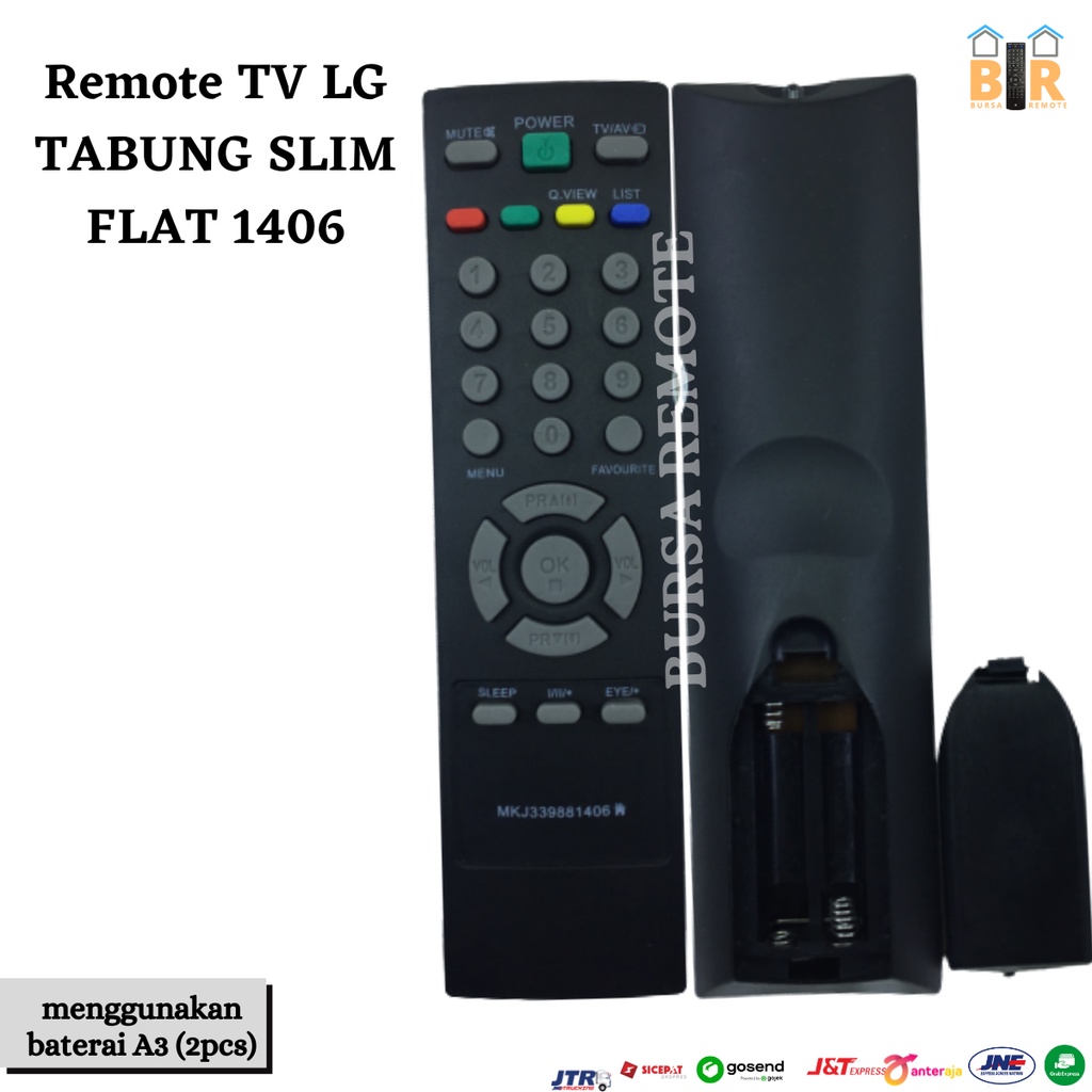 Remot / Remote TV LG Blackpearl Tabung Slim Flat LCD 1406