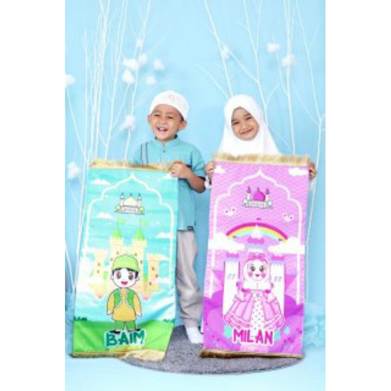 Sajadah Custom Nama Anak