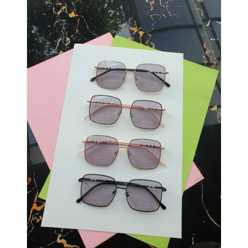 FRAME KACAMATA PHOTOCROMIC ( NORMAL ) | KACAMATA WANITA 9691 | KACAMATA FASHION &amp; ANTI UV