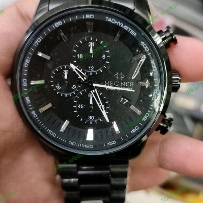 Jam Tangan Pria Hegner Chrono Rantai Original Murah Barinasstore
