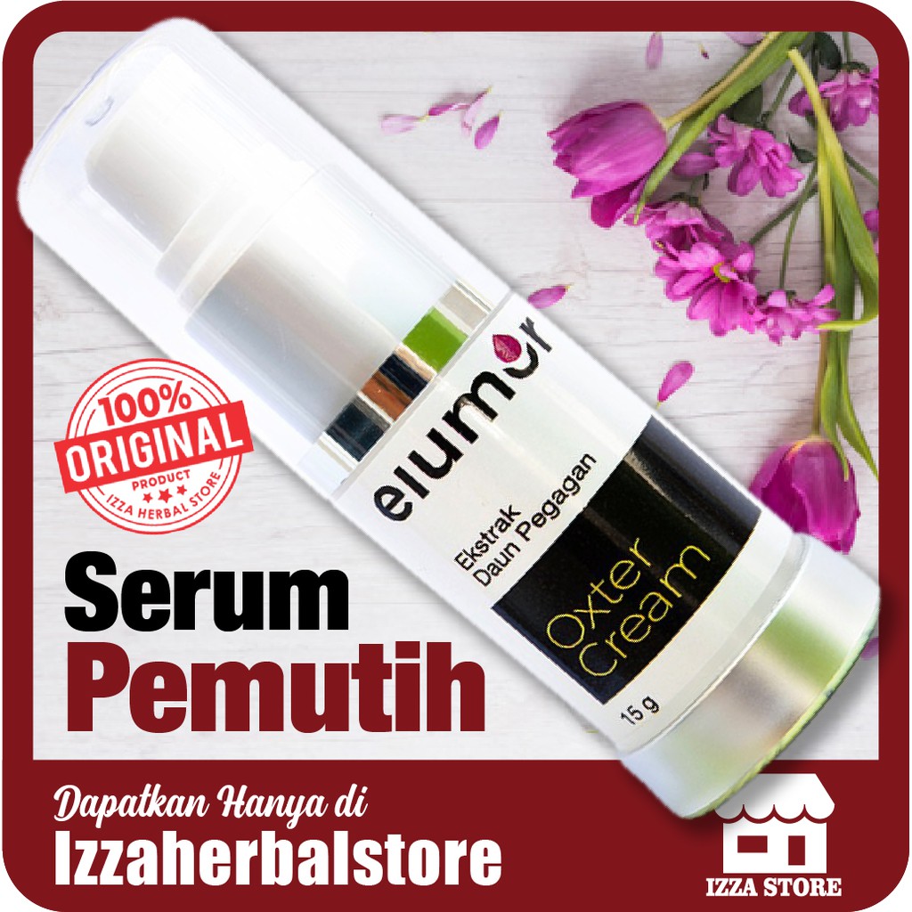 SERUM PEMUTIH Elumor Oxter Cream Oxter White Serum Pencerah Ketiak Hitam Pencerah Leher BPOM AMPUH