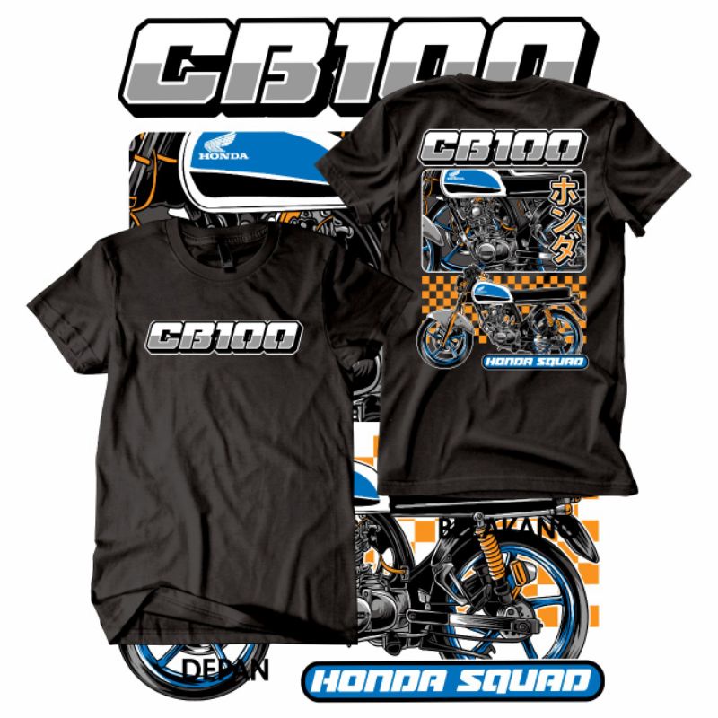 Kaos Motor Honda CB klasik Kaos Motor CB 100 Kaos Motor Klasik Kaos CB klasik