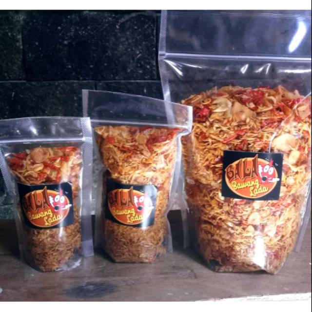 

Bawang goreng pedas "BALA